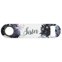 Nocturnal Floral Watercolor Chic Trendy Sister
