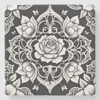 Nocturnal Lace  Stone Coaster
