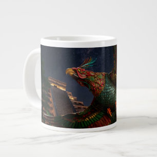Nocturnal Pheasant Over the Pyramid Large Coffee Mug