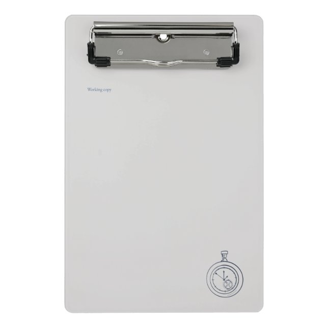 Nocturnal Study dark academia Pocket Watch   Mini Clipboard (Front)