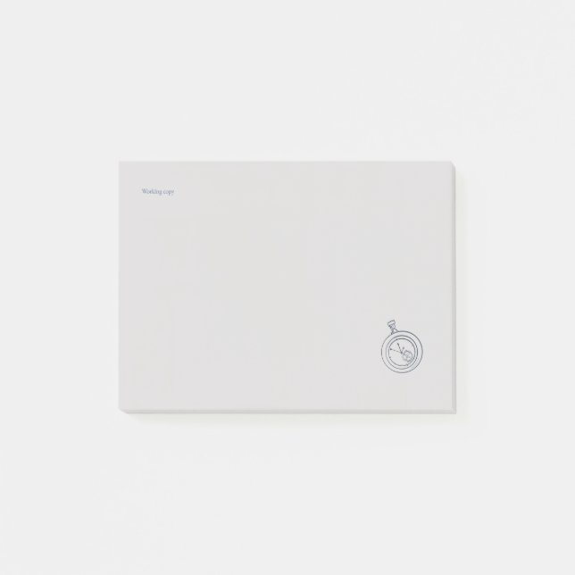 Nocturnal Study dark academia Pocket Watch    Post-it Notes (Front)