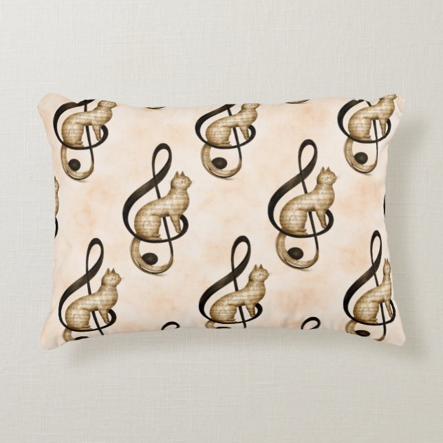 Nocturne  A study in music and silence Accent Pillow (Front)