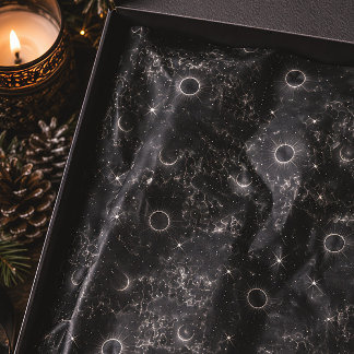 Nocturne Eclipse Gothic Celestial Tissue Paper