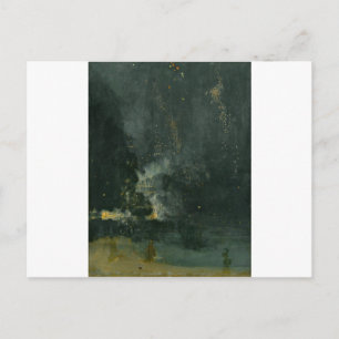 Nocturne in Black and Gold, the Falling Rocket Postcard