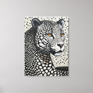 nocturne in Ivory Pulse Canvas Print
