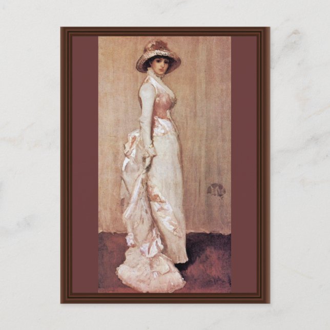 Nocturne In Pink And Grey Portrait Of Lady Meux By Postcard (Front)