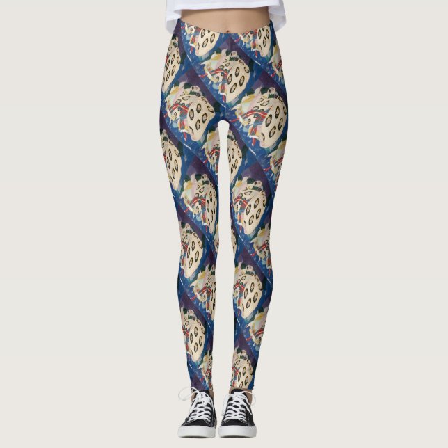 NOCTURNE WITH MASKS / Venetian Masquerade Leggings (Front)
