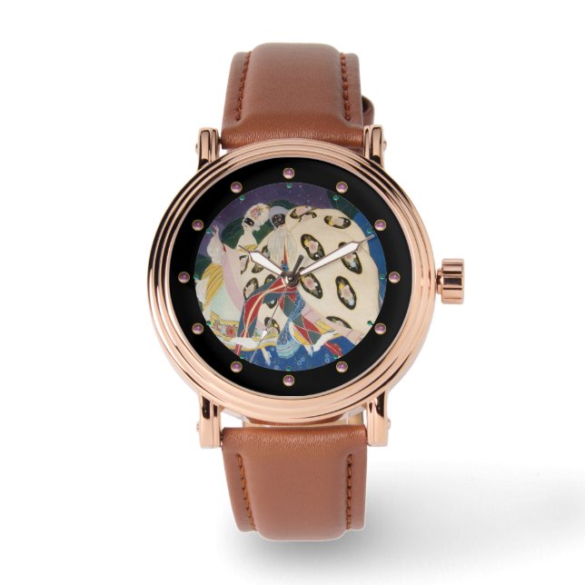 NOCTURNE WITH MASKS / Venetian Masquerade Watch (Front)