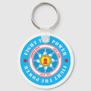 NODAPL STANDING ROCK "FIGHT THE POWER" KEY CHAIN