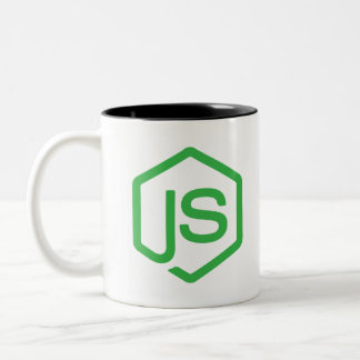 Nodejs logo JavaScript Web Developer Two-Tone Coffee Mug