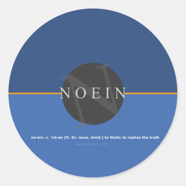 Noein Listing - Nov 2009 Classic Round Sticker (Front)