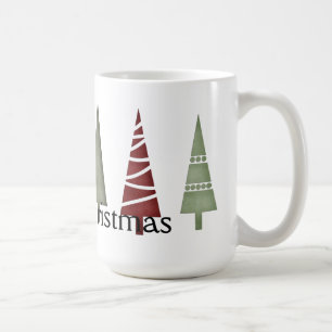 Noël 1 : Arbres Joyeux Mug de Noël