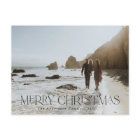 Noël 1 photo botanique cerf floral carte postale