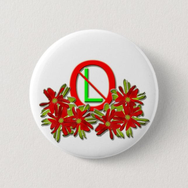 NOEL 2 INCH ROUND BUTTON (Front)