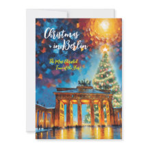 Noël à Berlin Carte d'invitation
