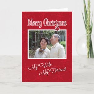 Noël à ma femme - modèle Carte photo