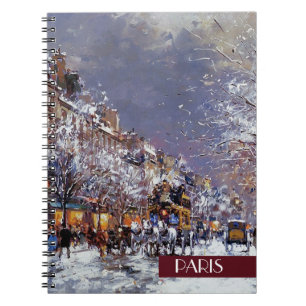 Noël à Paris. Carnet cadeau de Noël