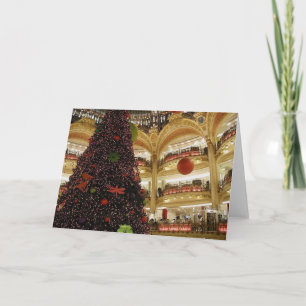 Noël à Paris Carte de voeux/note