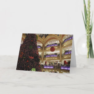 Noël à Paris Carte de voeux/note