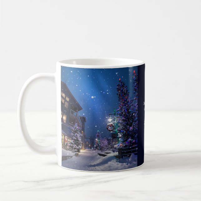 Noël à Whistler Village, Canada Mug (Gauche)