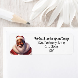 Noël afro-américain Jolly Santa Claus