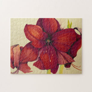 Noël Amaryllis Jigsaw Puzzle