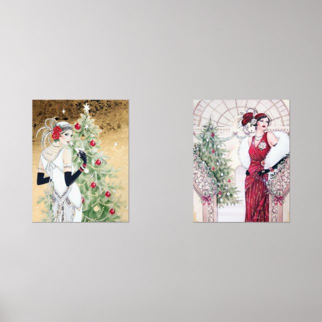 Noël Art déco rétro (Recto)