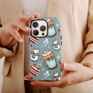 Noël au cacao chaud   Mate de coque iphone de caca