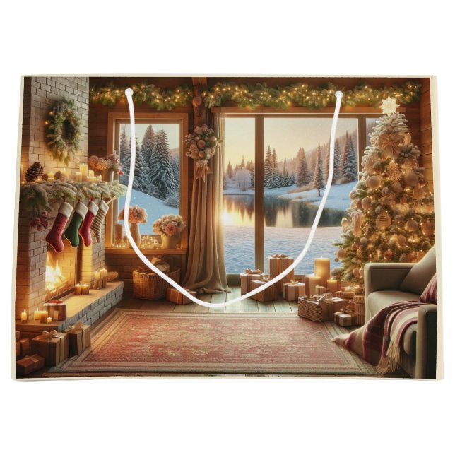 Noël au sac cadeau du lac (Devant)