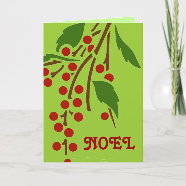Noel avec carte Berries (Devant)