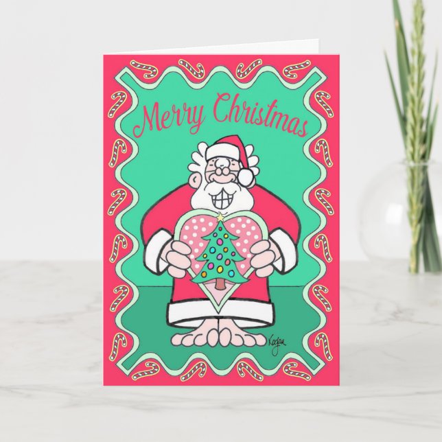 NOËL AVEC la carte de Noël de "COEUR" (Devant)