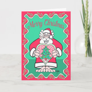 NOËL AVEC la carte de Noël de "COEUR"
