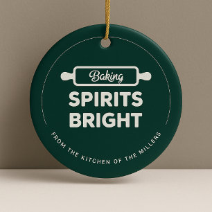 Noël Baking Spirits Bright Kitchen Ornement