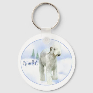Noel Bedlington Terrier Keychain