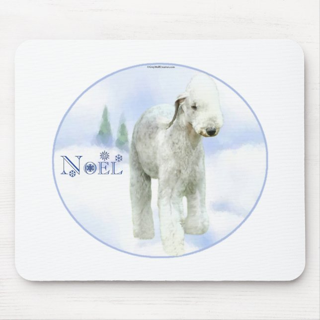 Noel Bedlington Terrier Mouse Pad (Front)