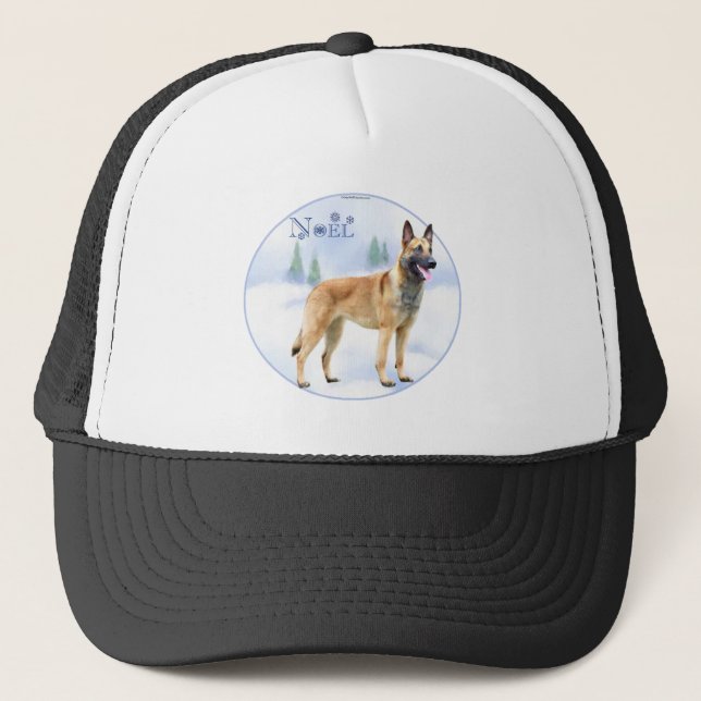 Noel Belgian Malinois Trucker Hat (Front)
