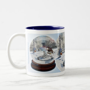 Noël bleu - tasse