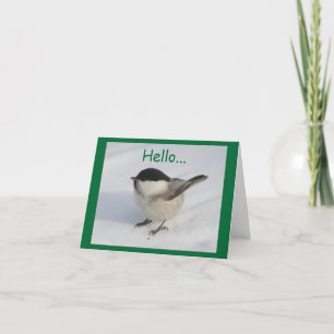 Noël Bonjour carte de voeux