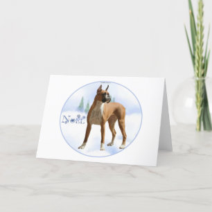 Noel Boxer Holiday Card
