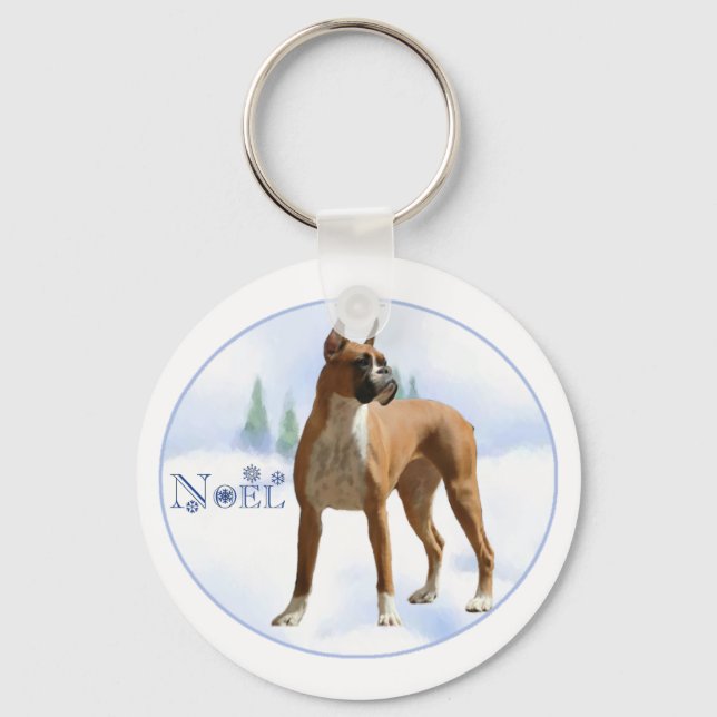 Noel Boxer Keychain (Front)