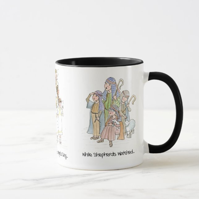 Noël Carols Ringer Mug (Droite)