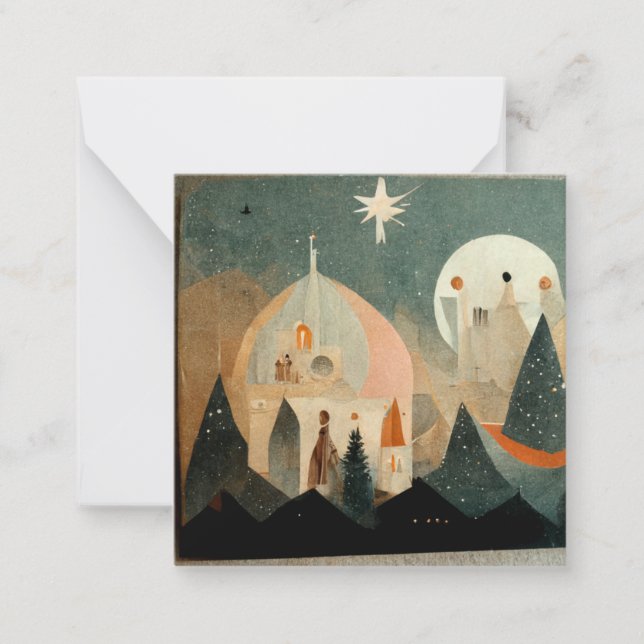 Noël Carte Carré plat de Noël 01 (Devant)
