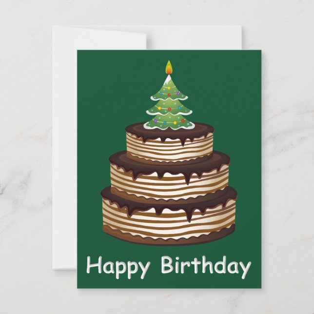 Noël Carte d'anniversaire (Devant)