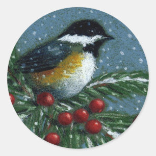 NOËL : CHICKADEE : STICKERS