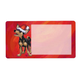 Noël Chihuahua en rouge