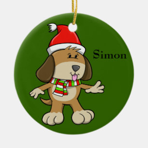 Noël Chiot "Simon" Ornement
