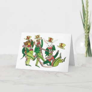 Noel Christmas Animals Holiday Card