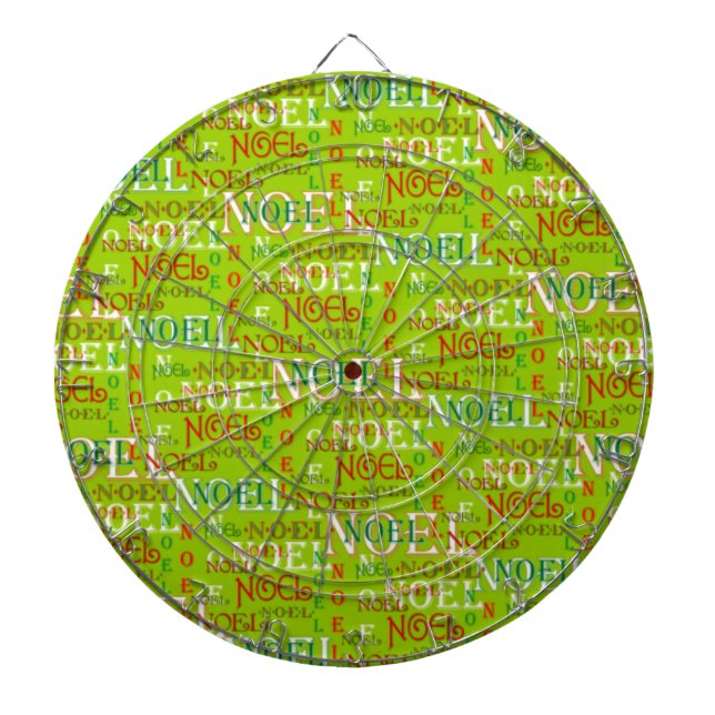 Noel Christmas Dartboard (Front)