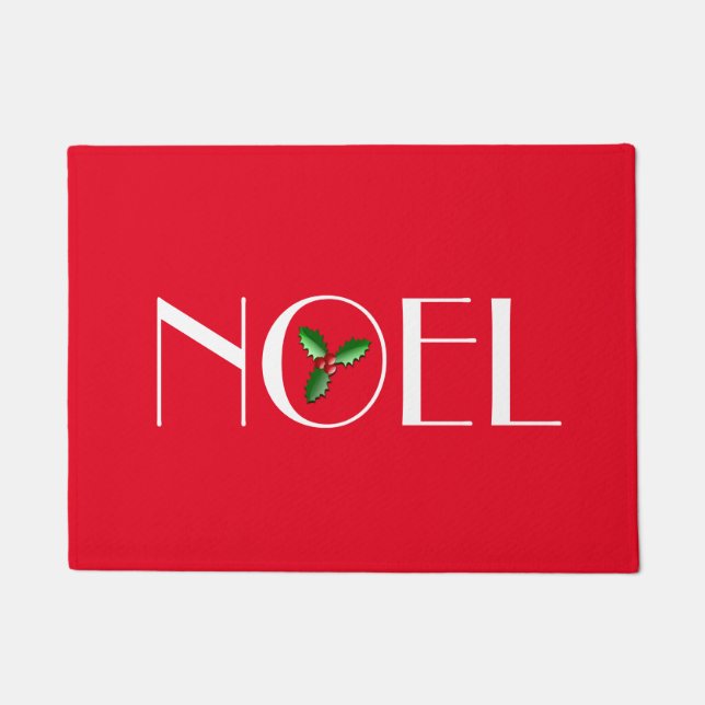 Noel Christmas Doormat (Front)