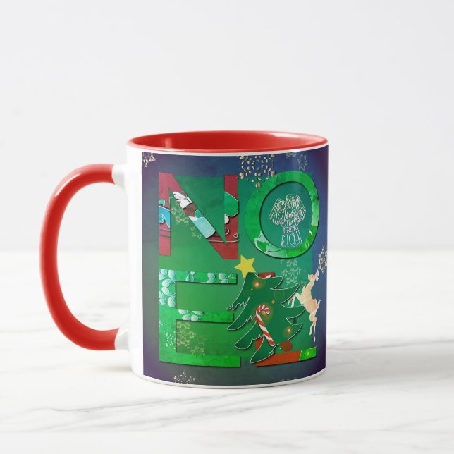 Noel Christmas Mug (Left)